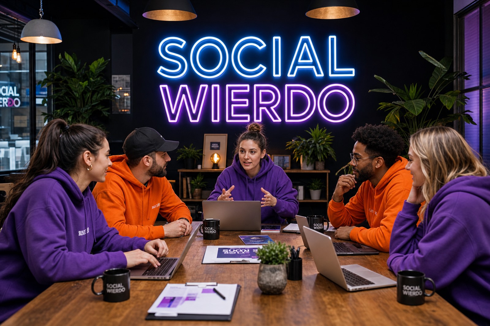 Team in office